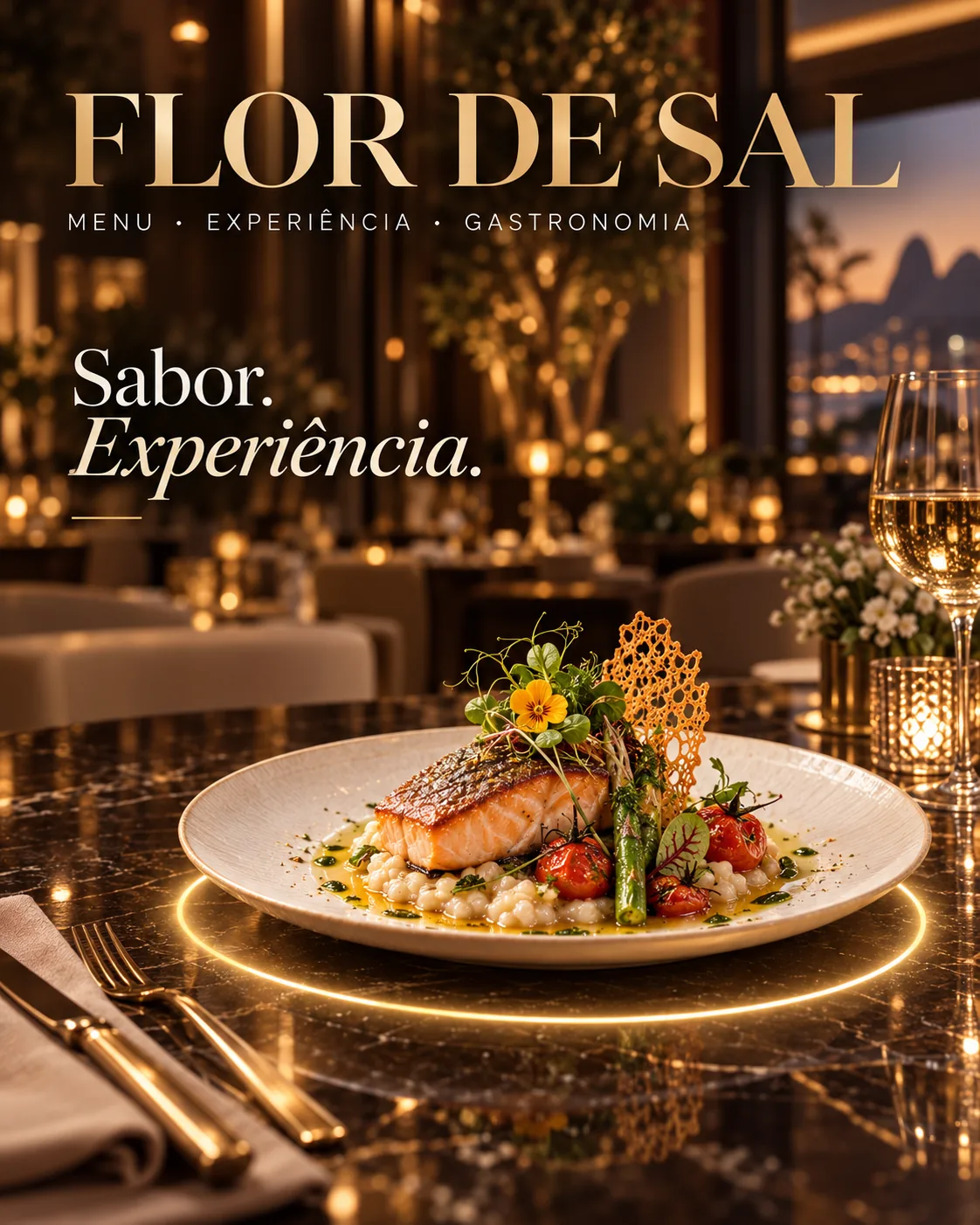 Capa do projeto conceitual Flor de Sal