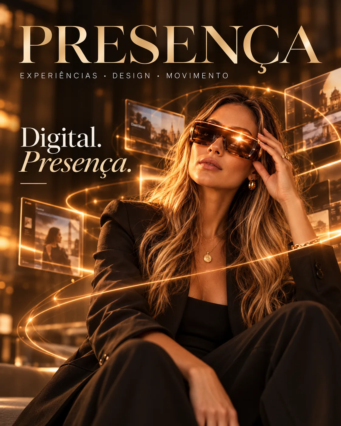 Capa do projeto conceitual Presença